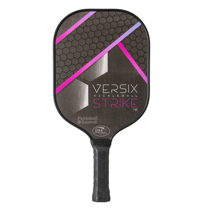 Versix Strike Pickleball Paddle, Universal Grip, Honeycomb Composite Core, Powerful Fiberglass Face, Lightweight – Pink