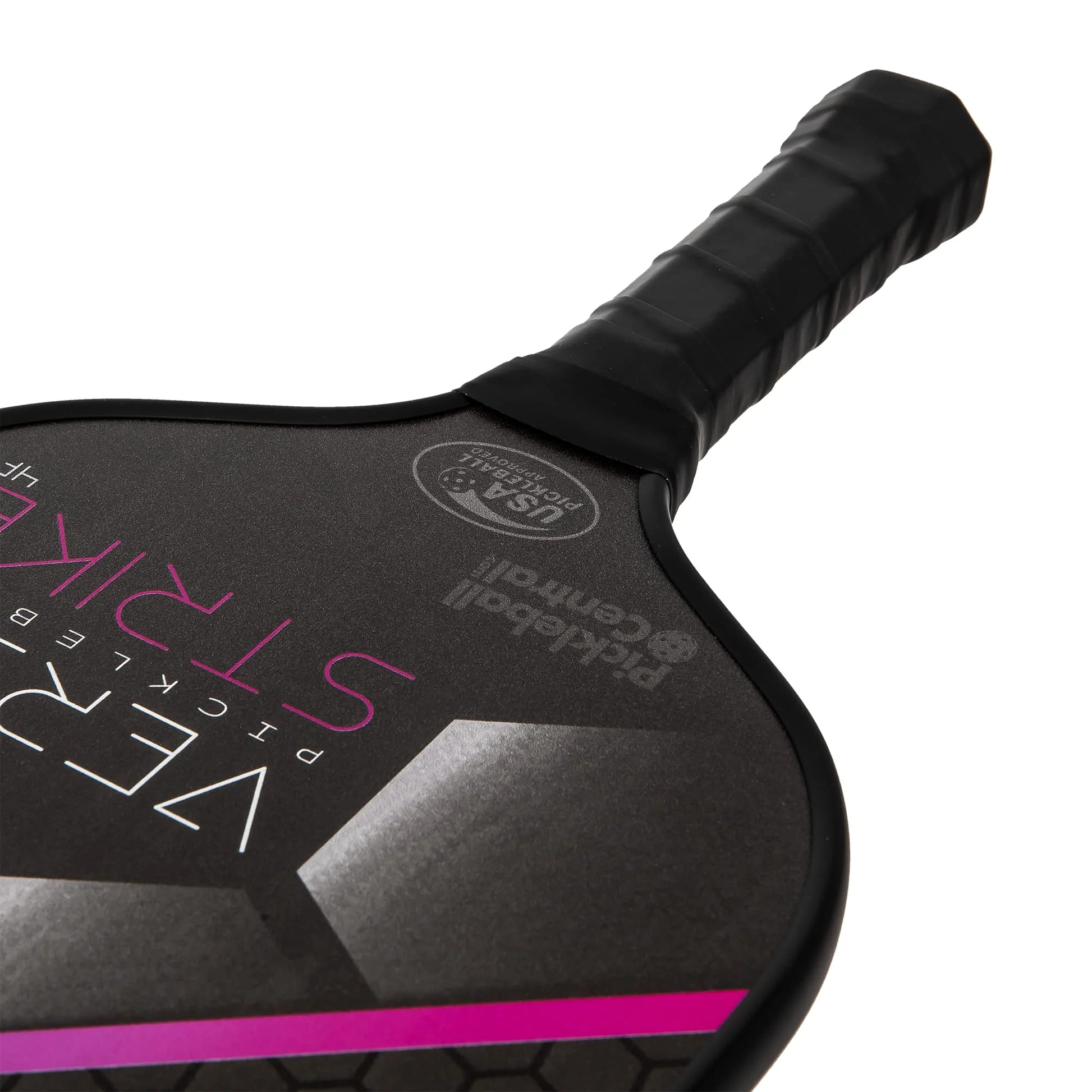 Versix Strike Pickleball Paddle, Universal Grip, Honeycomb Composite Core, Powerful Fiberglass Face, Lightweight – Pink