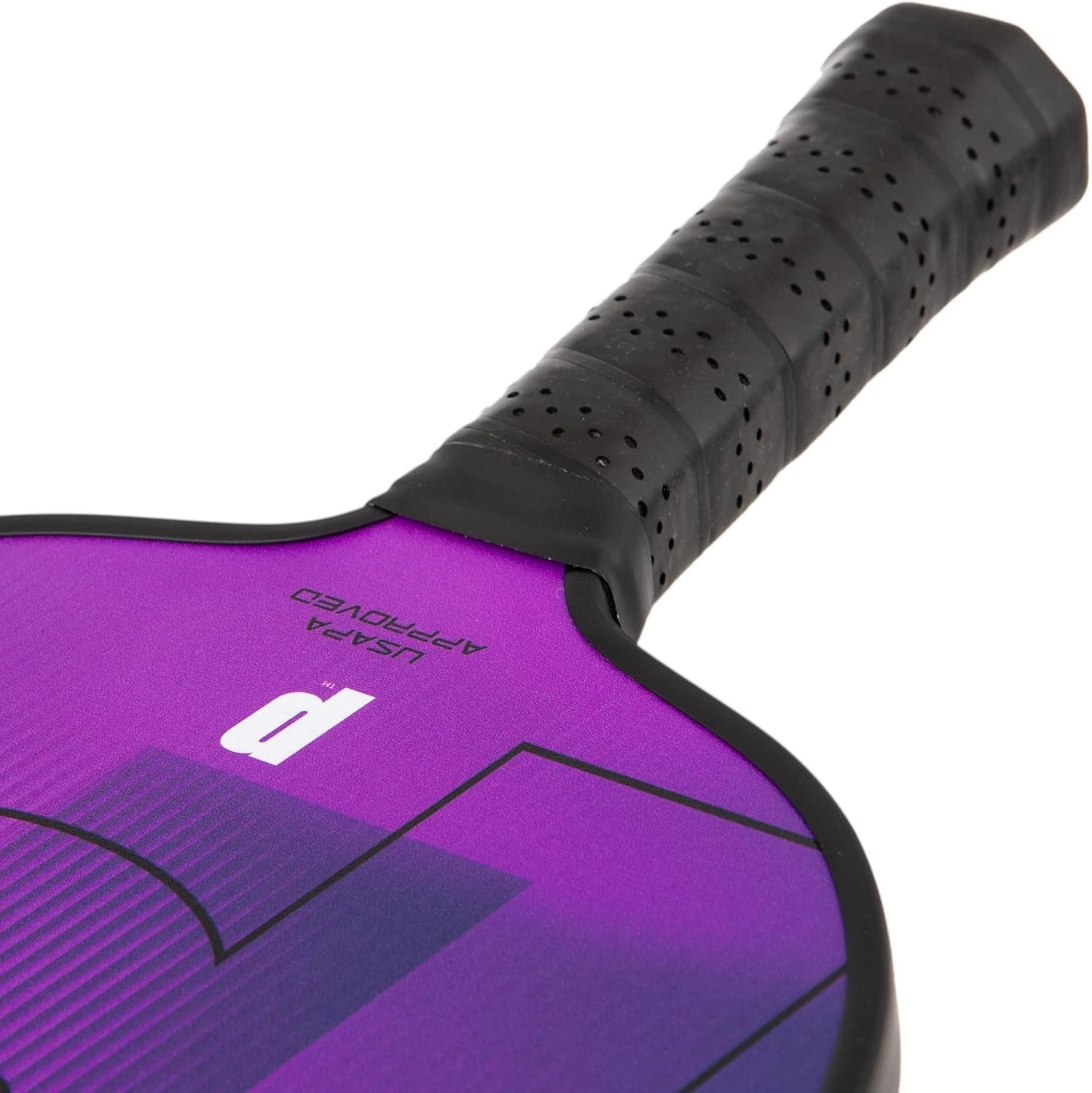 Spectrum Graphite Pickleball Paddle, Purple, 0.5 Inch Polypropylene Honeycomb Core, Graphite Face, Universal Grip